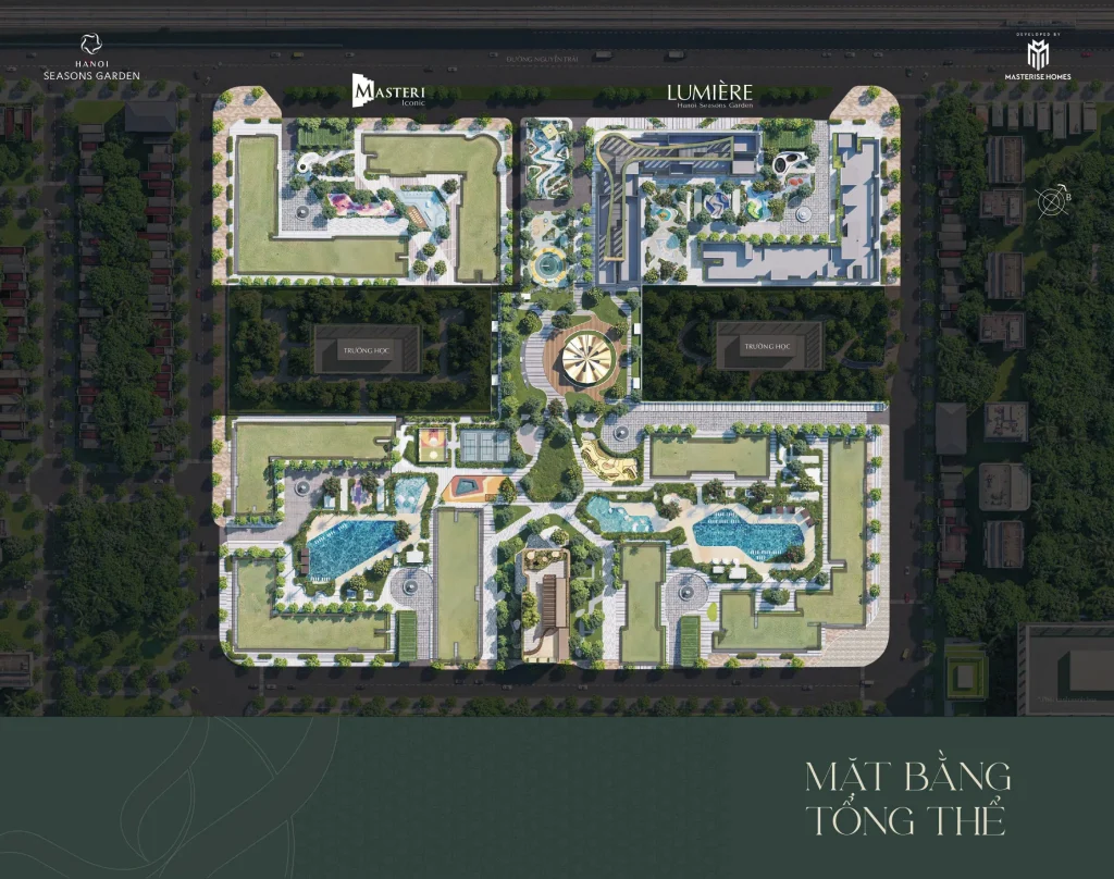 Mặt bằng khu đô thị HaNoi Seasons Garden