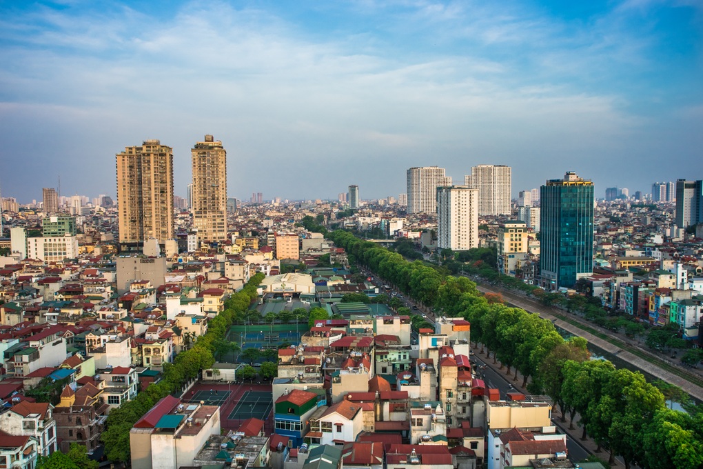 Toàn cảnh khu vực nội đô Hà Nội nơi dự án Hanoi Seasons Garden tọa lạc
